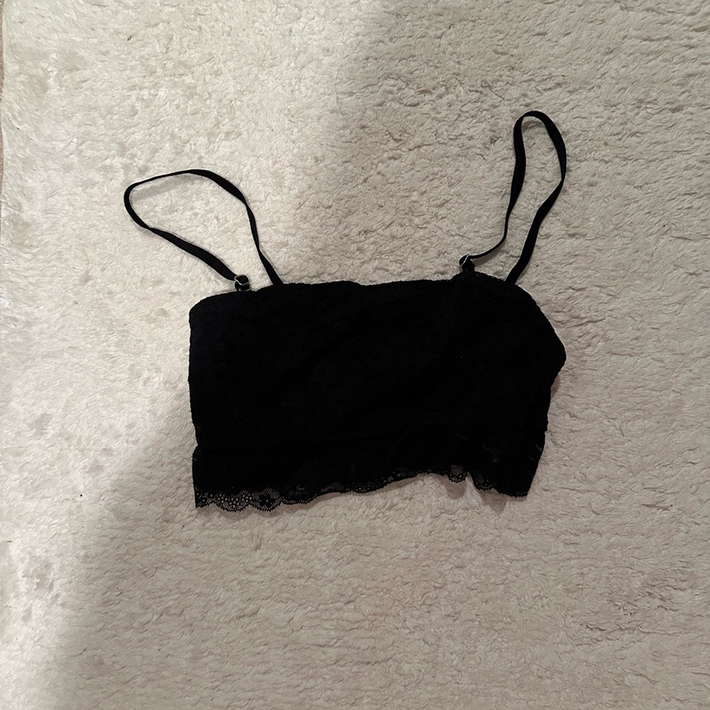 Abercrombie Kids Girls Black Lace Bralette